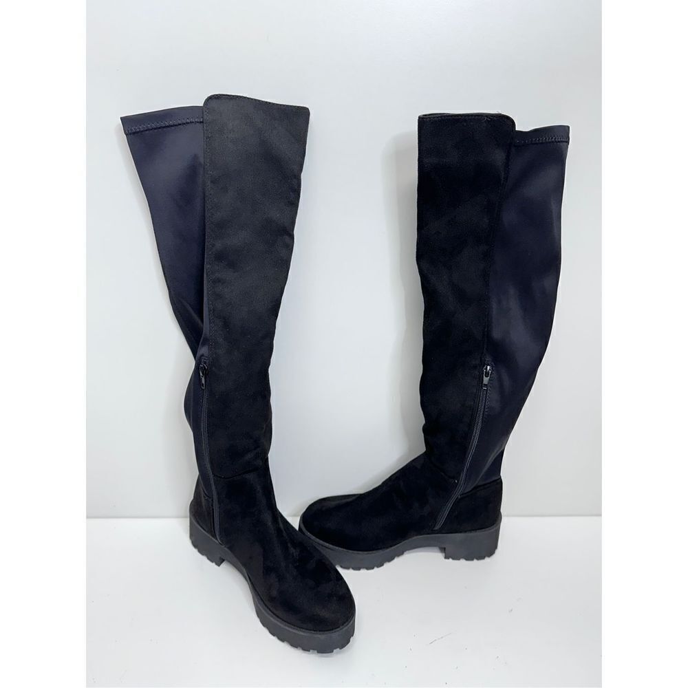 Dirty Laundry Knee High Boots‎ Womens Black Platform Size 6.5